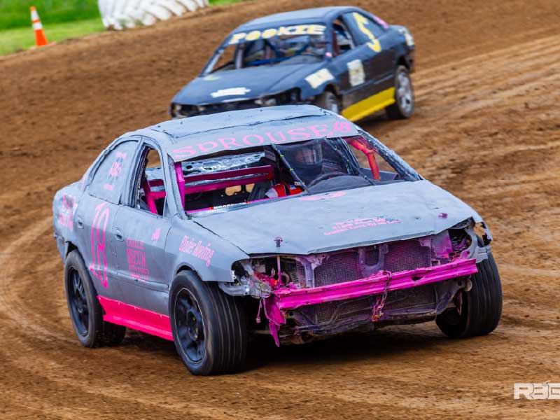 Hobby Stocks racing at 35 Raceway Park